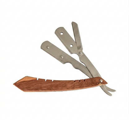 NAVAJA DE MADERA DEL BARBERO