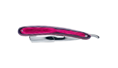 NAVAJA DE MADERA ROSA FUCSIA