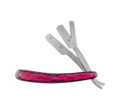 NAVAJA DE MADERA ROSA FUCSIA